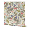 Wallpaper Sample- Peck and Plume, Large, Light