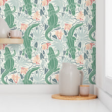 Load image into Gallery viewer, Wallpaper Sample- Alligator River, Medium, Full Color, Light