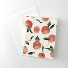 Load image into Gallery viewer, Papercut Peaches, - Notecard, Set of 3
