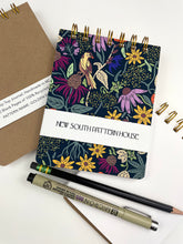 Load image into Gallery viewer, Handmade A2 sized mini journal- Golden Summer
