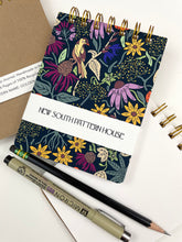 Load image into Gallery viewer, Handmade A2 sized mini journal- Golden Summer