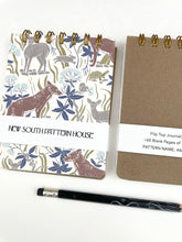 Load image into Gallery viewer, Handmade A2 sized mini journal- American Red Wolf