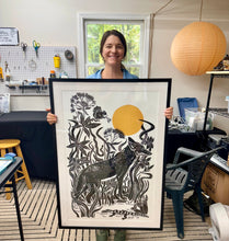 Load image into Gallery viewer, Red Wolf at Alligator River, Limited Edition of 17 Prints