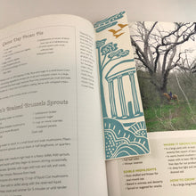 Load image into Gallery viewer, Premium Paper Bookmark, "Old Well"  Block Printed, Chapel Hill NC- 2.25 x 8.25 inches