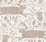 Linocut Cottontails