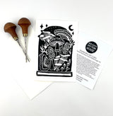Hand Block Printed- Bookmarks and Greeting Cards