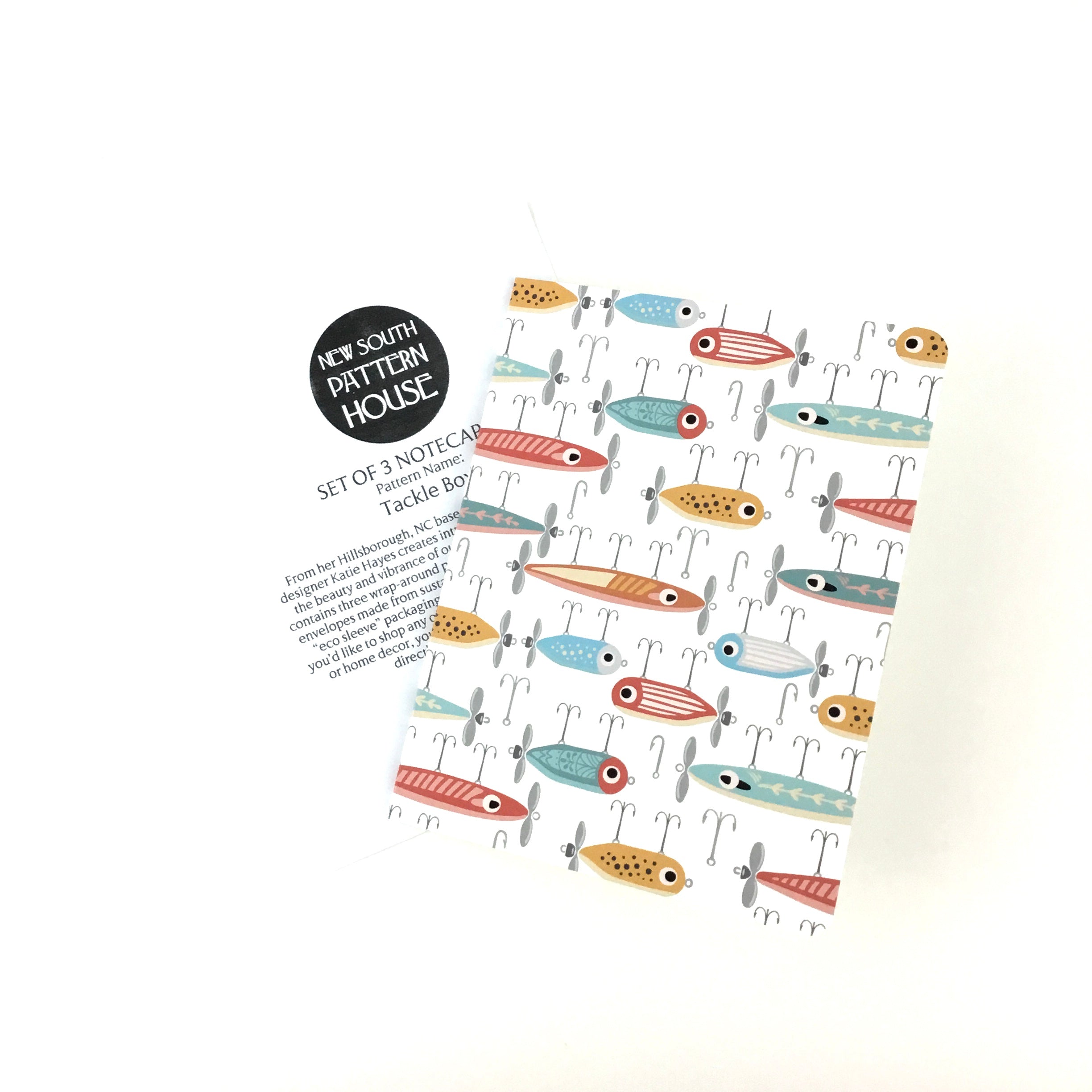 Tackle Box - Notecard, Set of 3