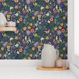Wallpaper Sample- Golden Summer, Small, Dark