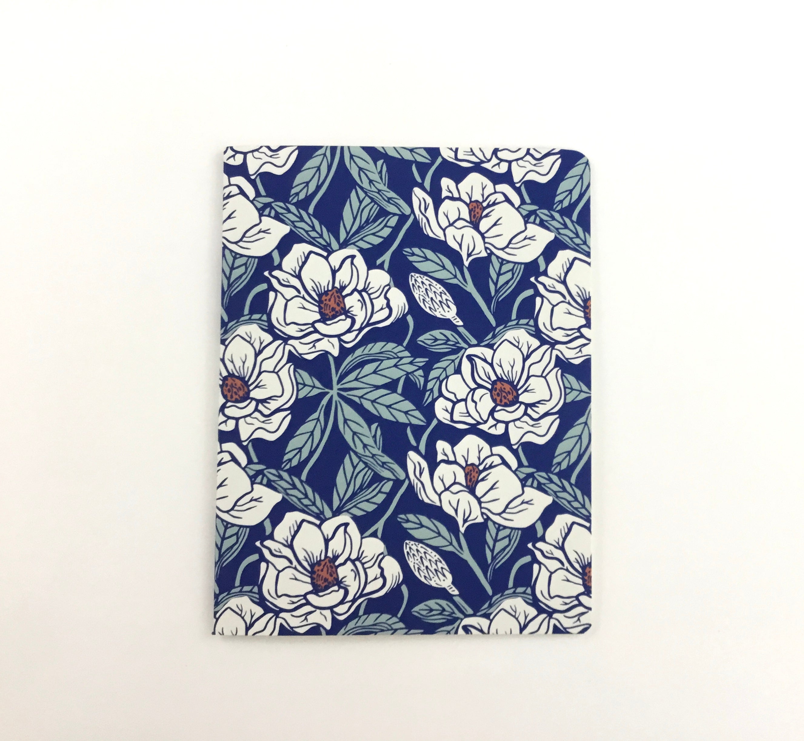 Block Print Magnolia - Notecard, Set of 3