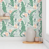 Wallpaper Sample- Alligator River, Medium, Full Color, Light