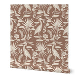 Wallpaper Sample- Low Country Egret, Clay