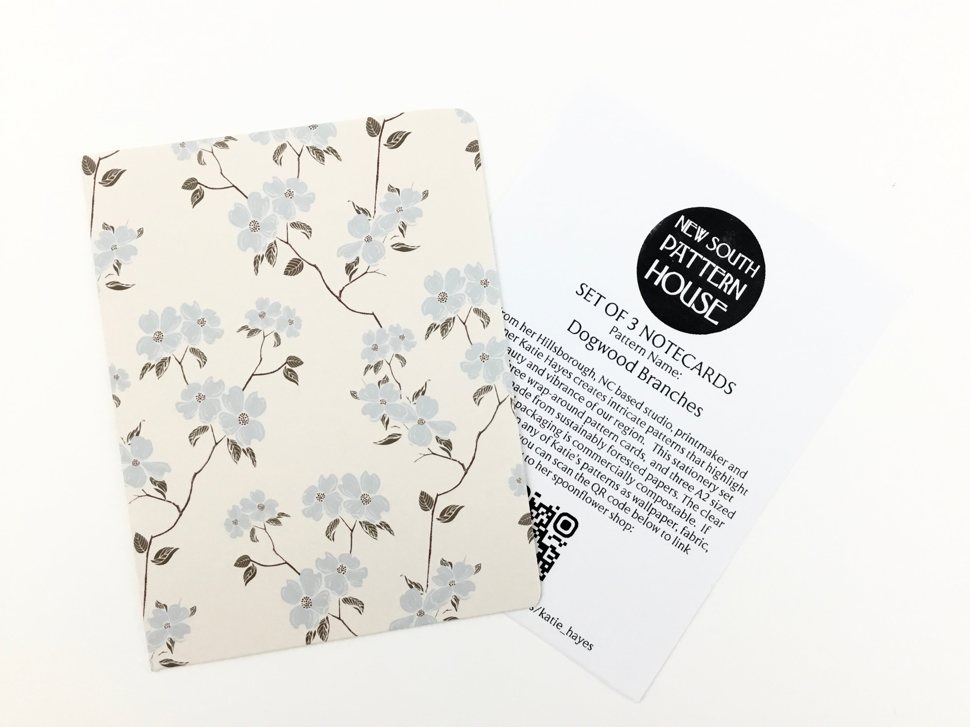Dogwood Branches - Notecard, Set of 3