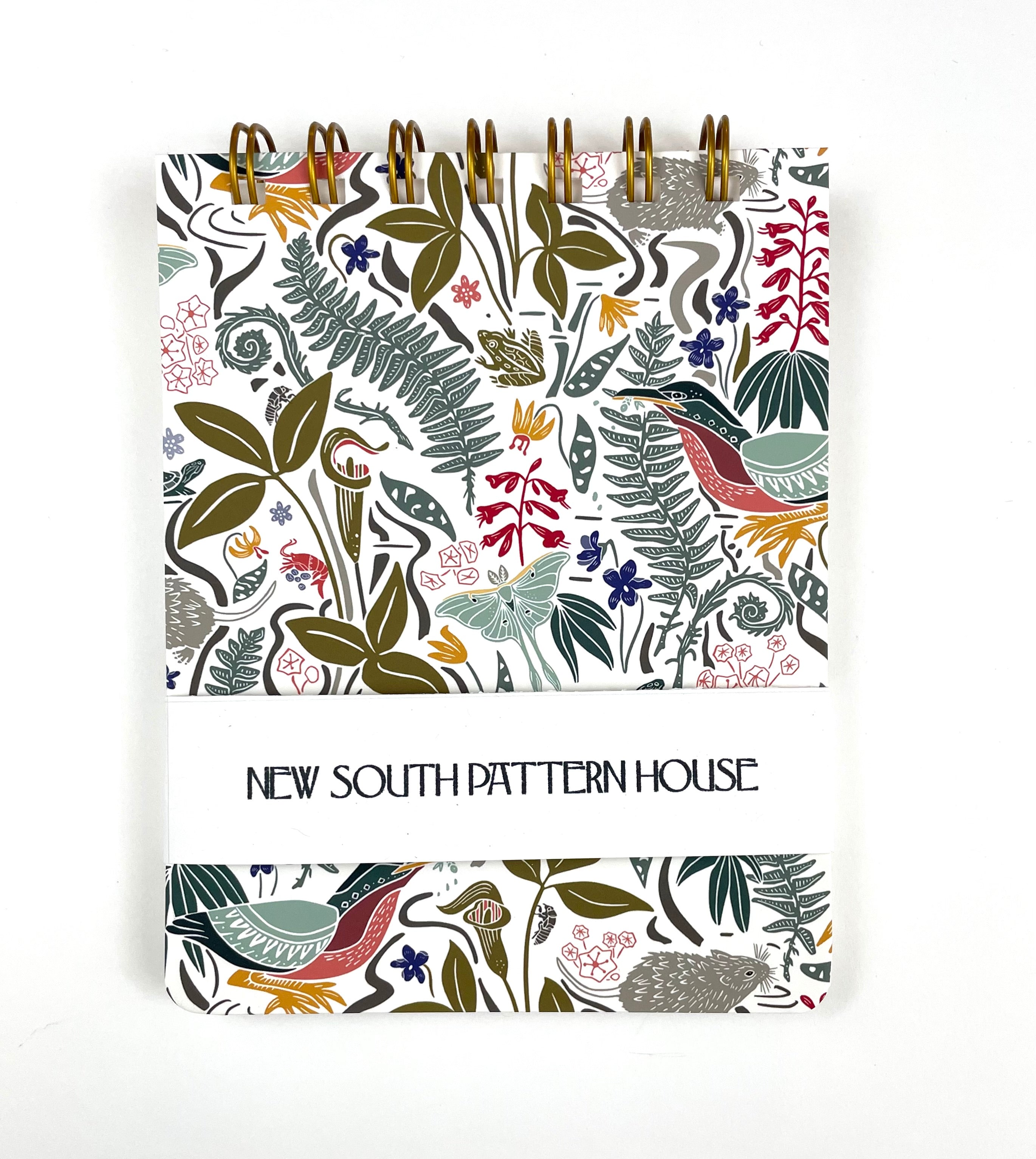 Handmade A2 sized mini journal- Eno River, Light