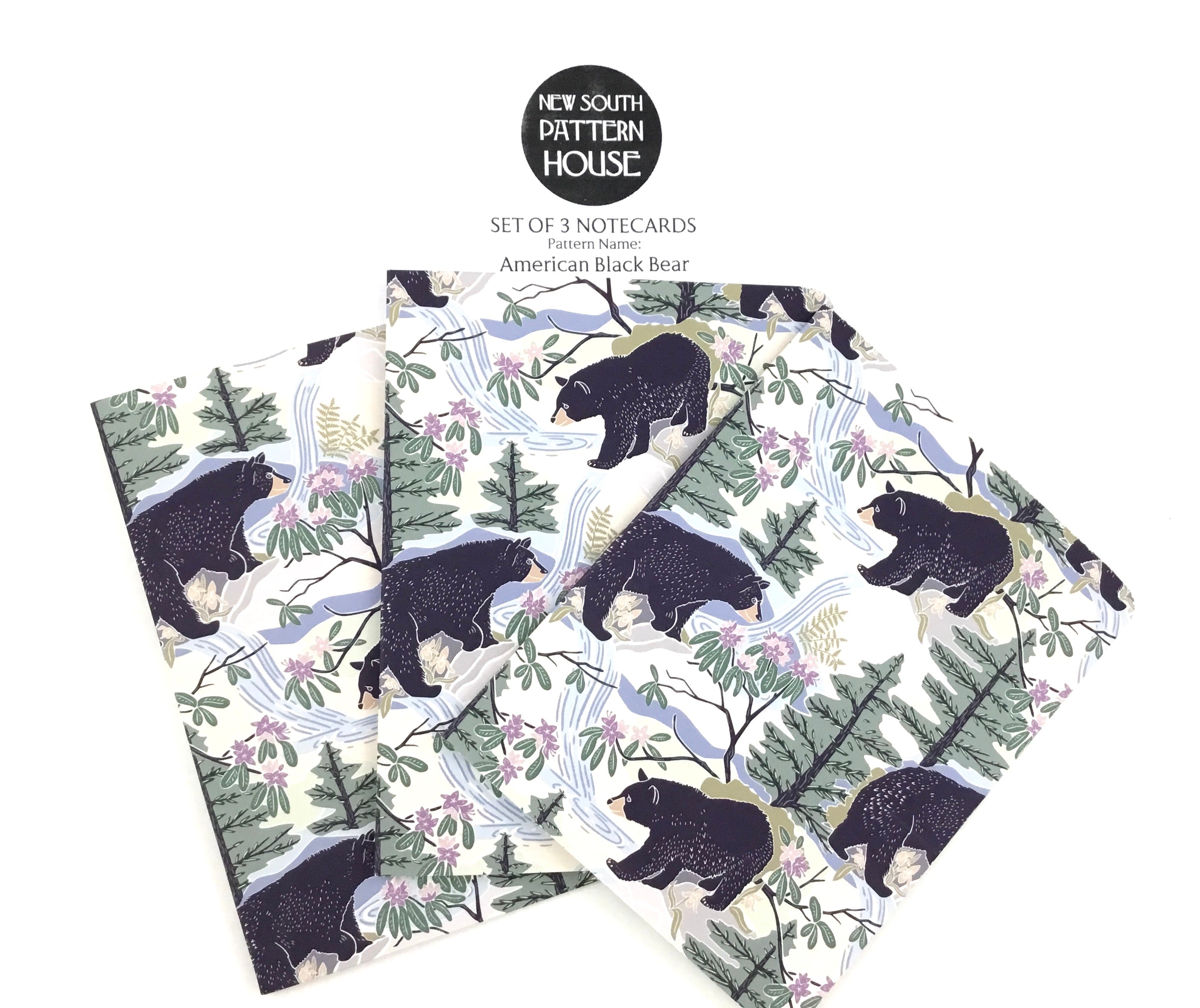 American Black Bear - Notecard, Set of 3