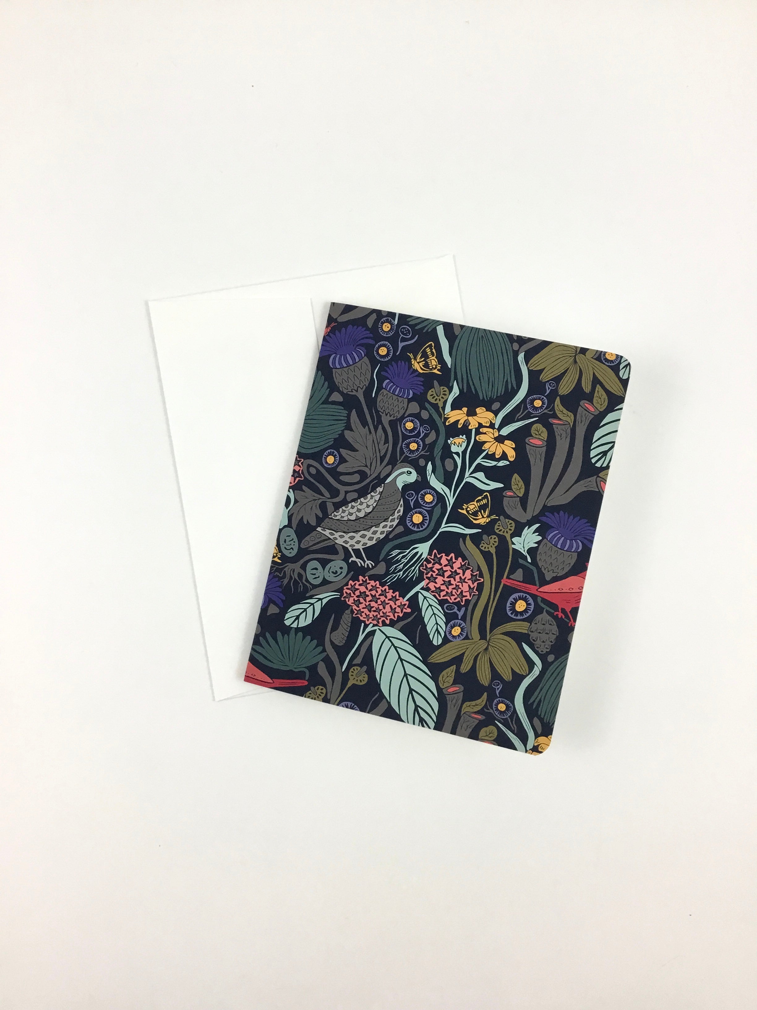 Peck and Plume, Dark- Notecard, Set of 3