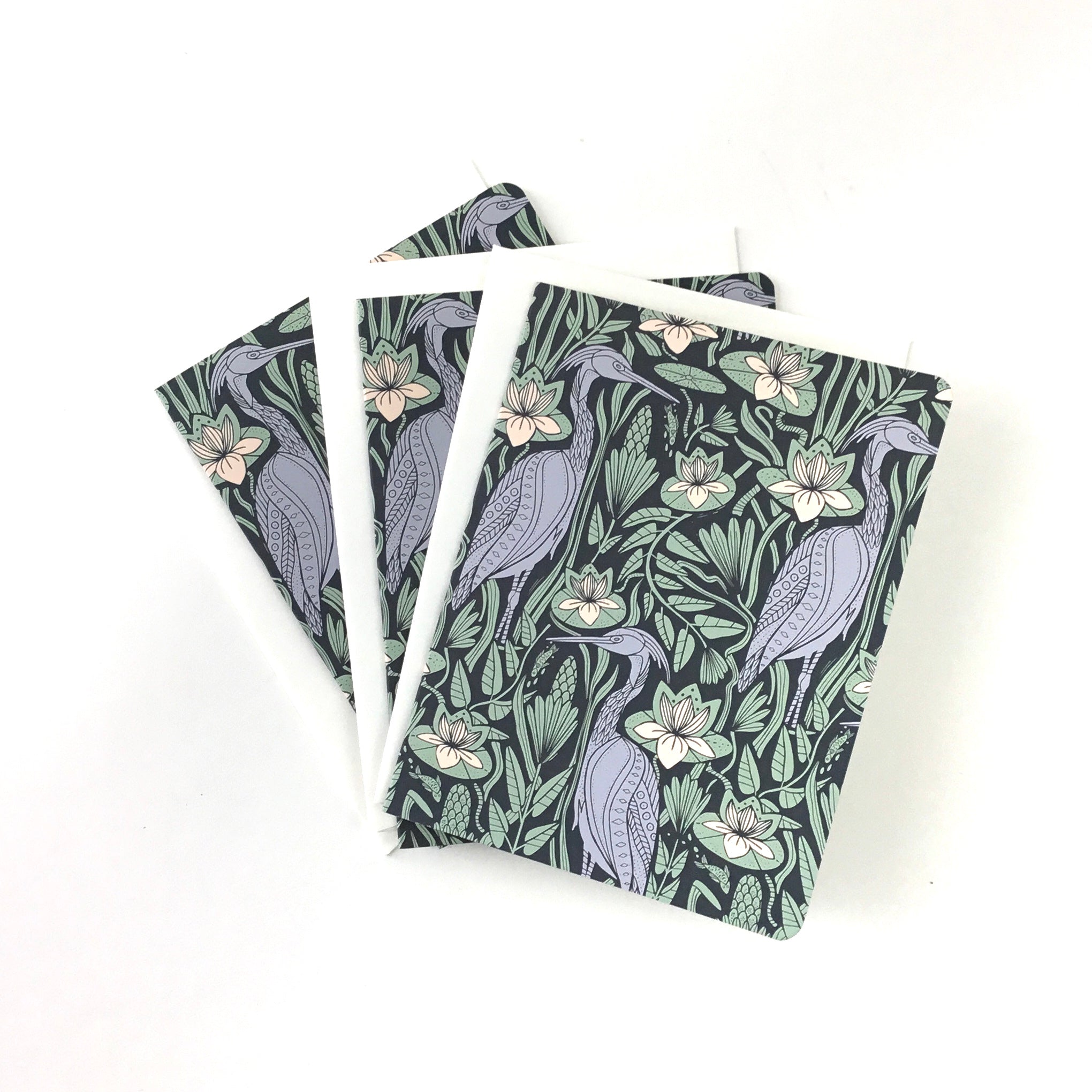 Great Blue Heron- Notecard, Set of 3