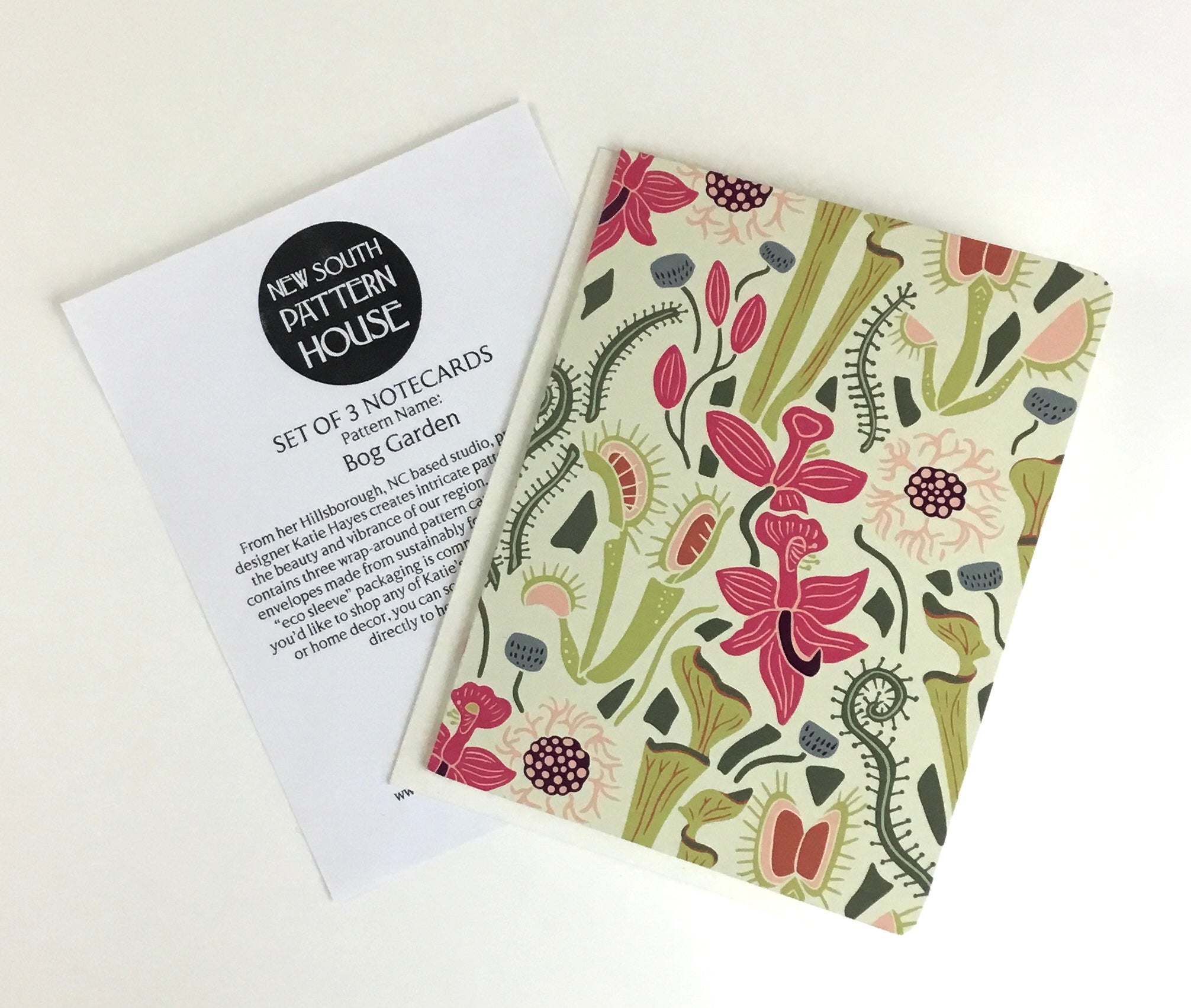 Bog Garden - Notecard, Set of 3