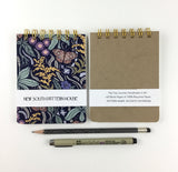 Handmade A2 sized mini journal- Buckeye Daydream
