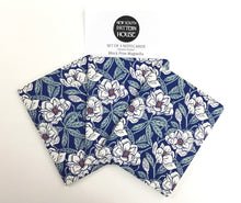 Load image into Gallery viewer, Block Print Magnolia - Notecard, Set of 3

