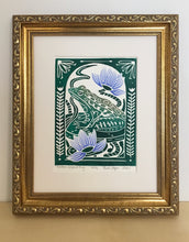 Load image into Gallery viewer, Southern Leopard Frog, Full Color Mini Block Print
