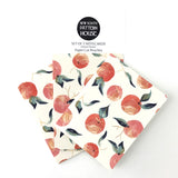 Papercut Peaches, - Notecard, Set of 3