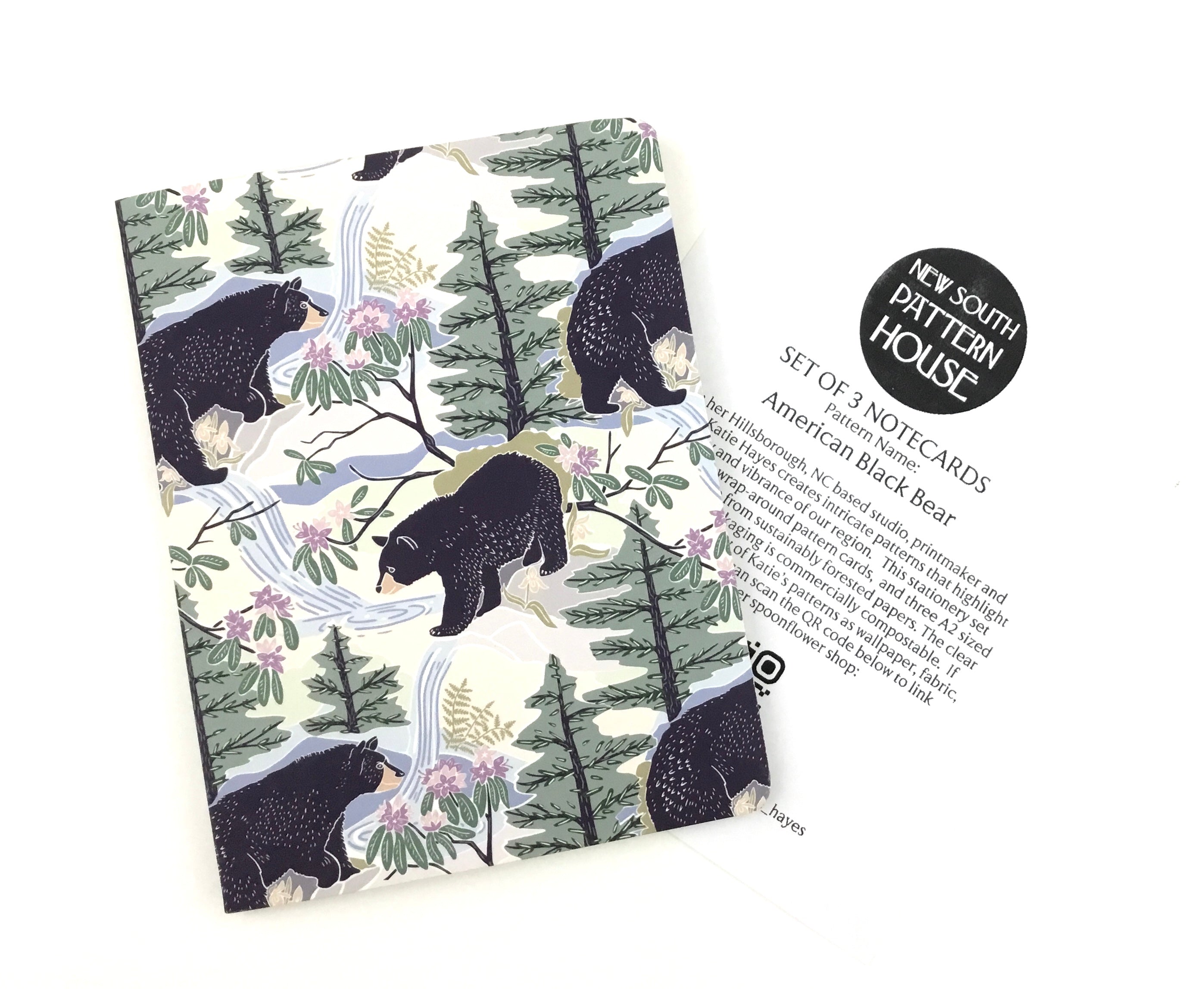 American Black Bear - Notecard, Set of 3