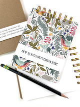 Handmade A2 sized mini journal- Eno River, Light