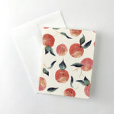 Papercut Peaches, - Notecard, Set of 3