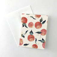 Papercut Peaches, - Notecard, Set of 3