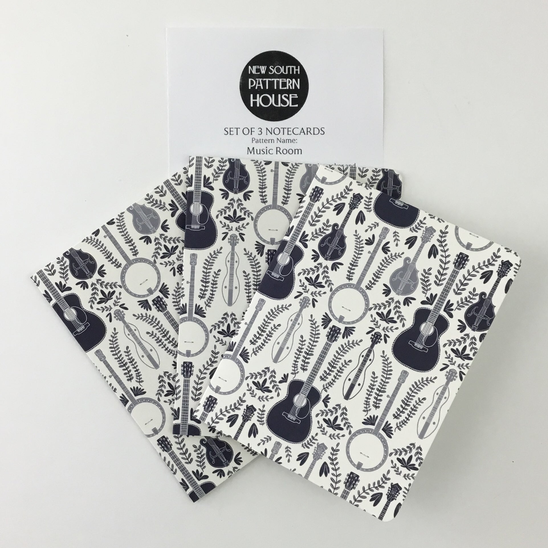 Music Room- Notecard, Set of 3