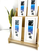 Load image into Gallery viewer, Turtle Moon Bookmark, Framed- Pre-Orders
