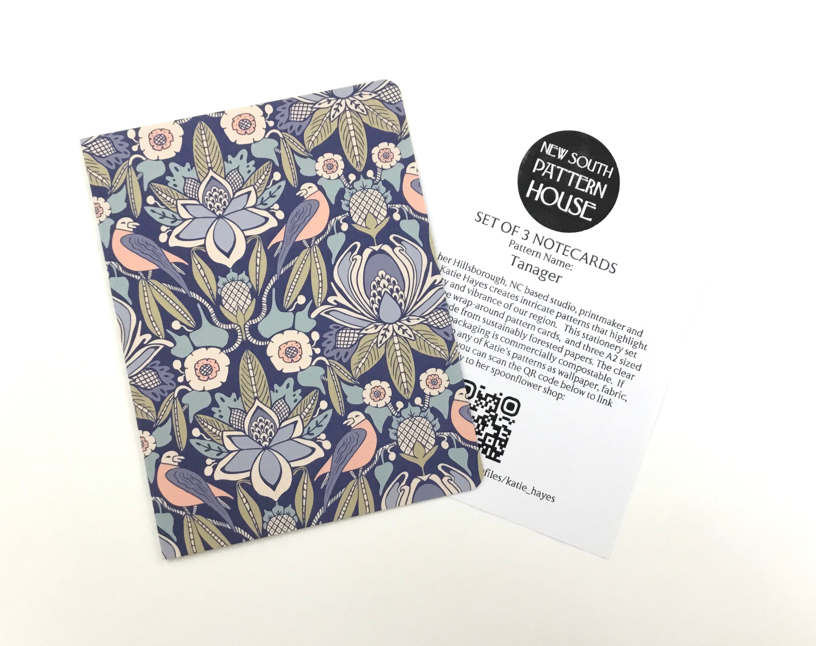 Tanager - Notecard, Set of 3
