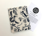 Belted Kingfisher, Navy- Notecard, Set of 3