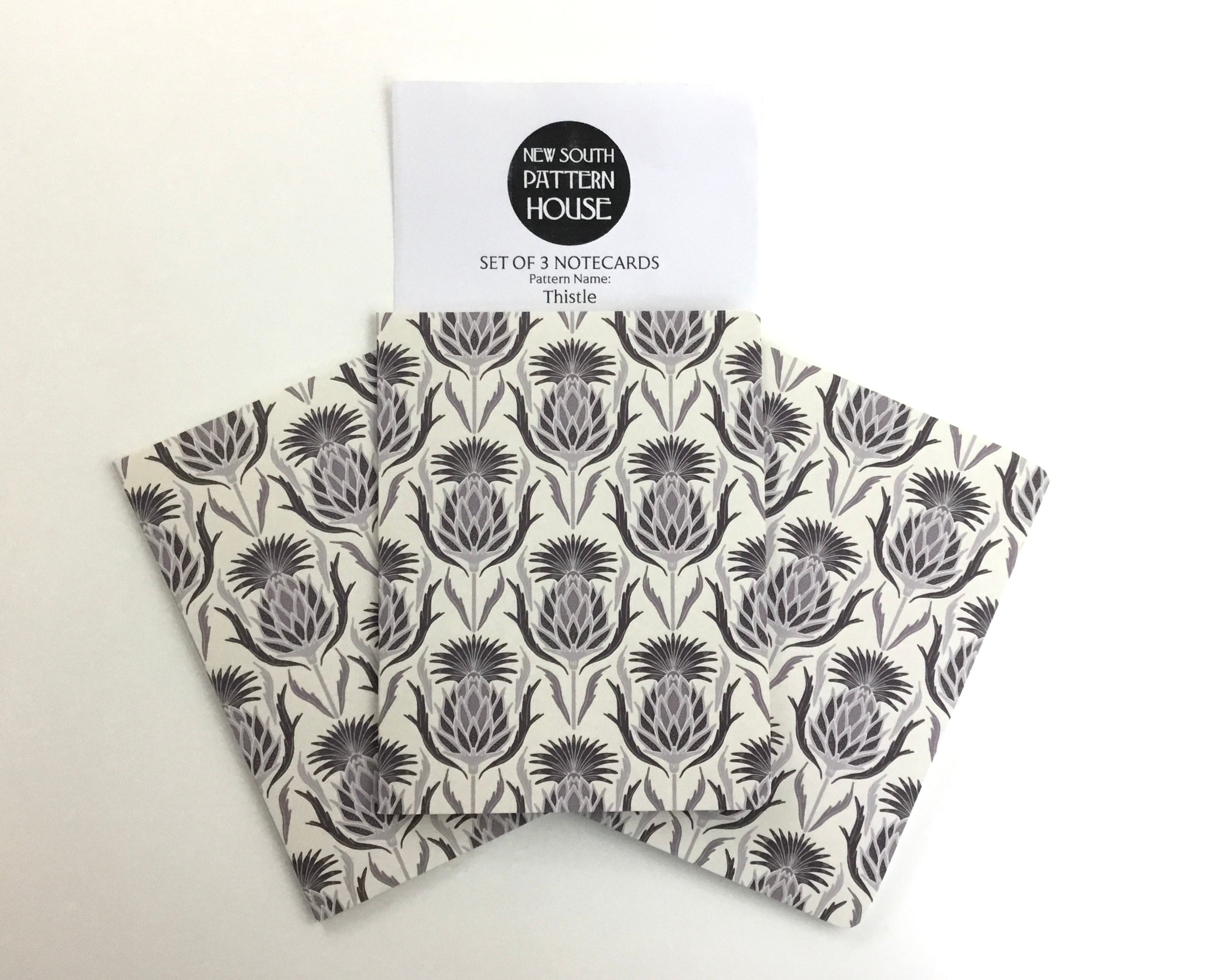 Thistle Lilac- Notecard, Set of 3