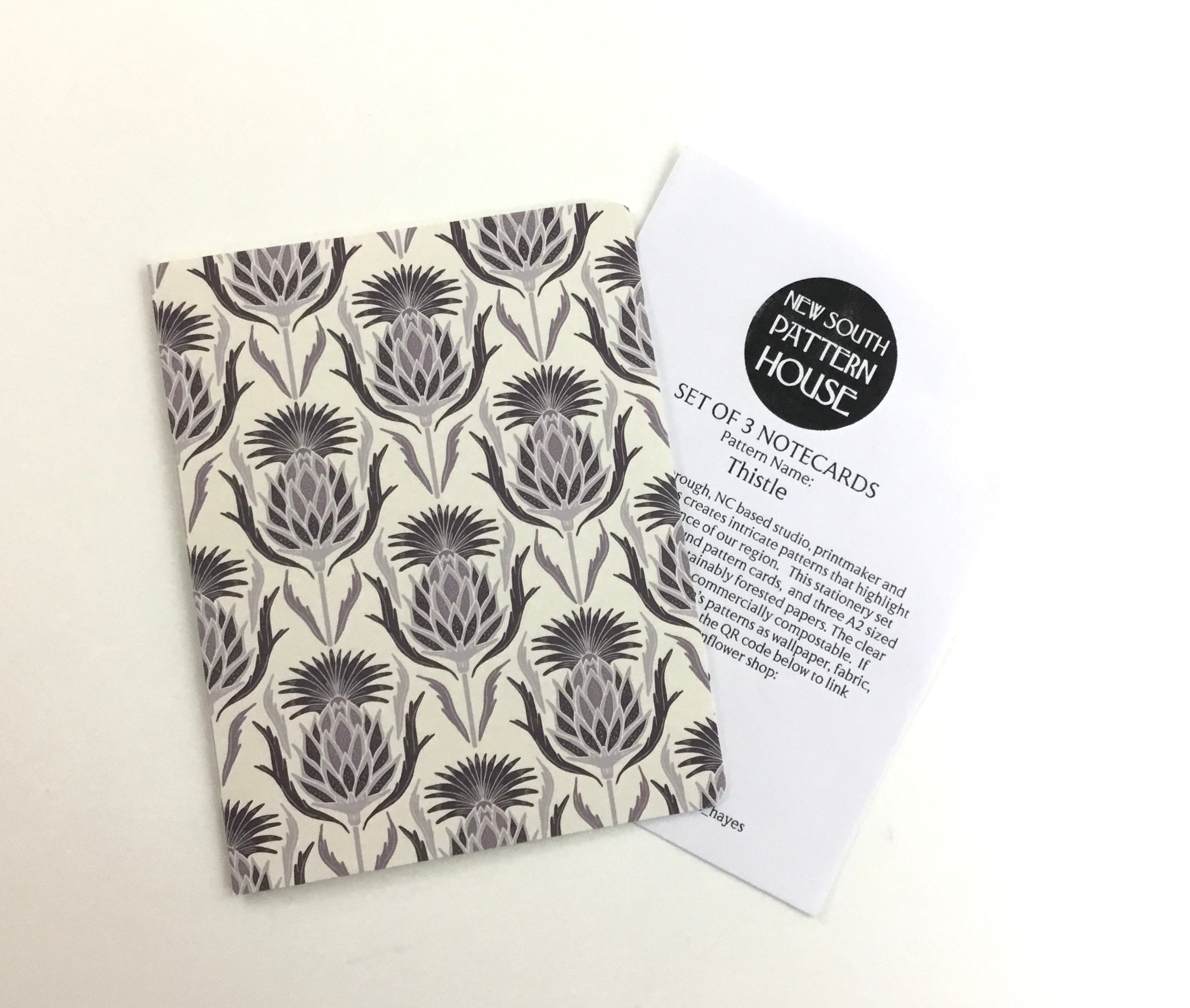 Thistle Lilac- Notecard, Set of 3