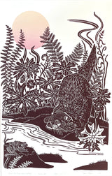 Across the River, Otter and Bullfrog, Sunset Edition, Limited Edition of 35 prints