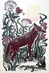Red Wolf at Alligator River, Limited Edition of 17 Prints