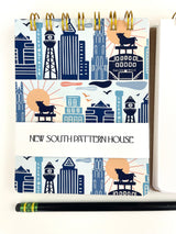 Handmade A2 sized mini journal- Durham, NC