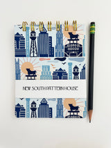 Handmade A2 sized mini journal- Durham, NC