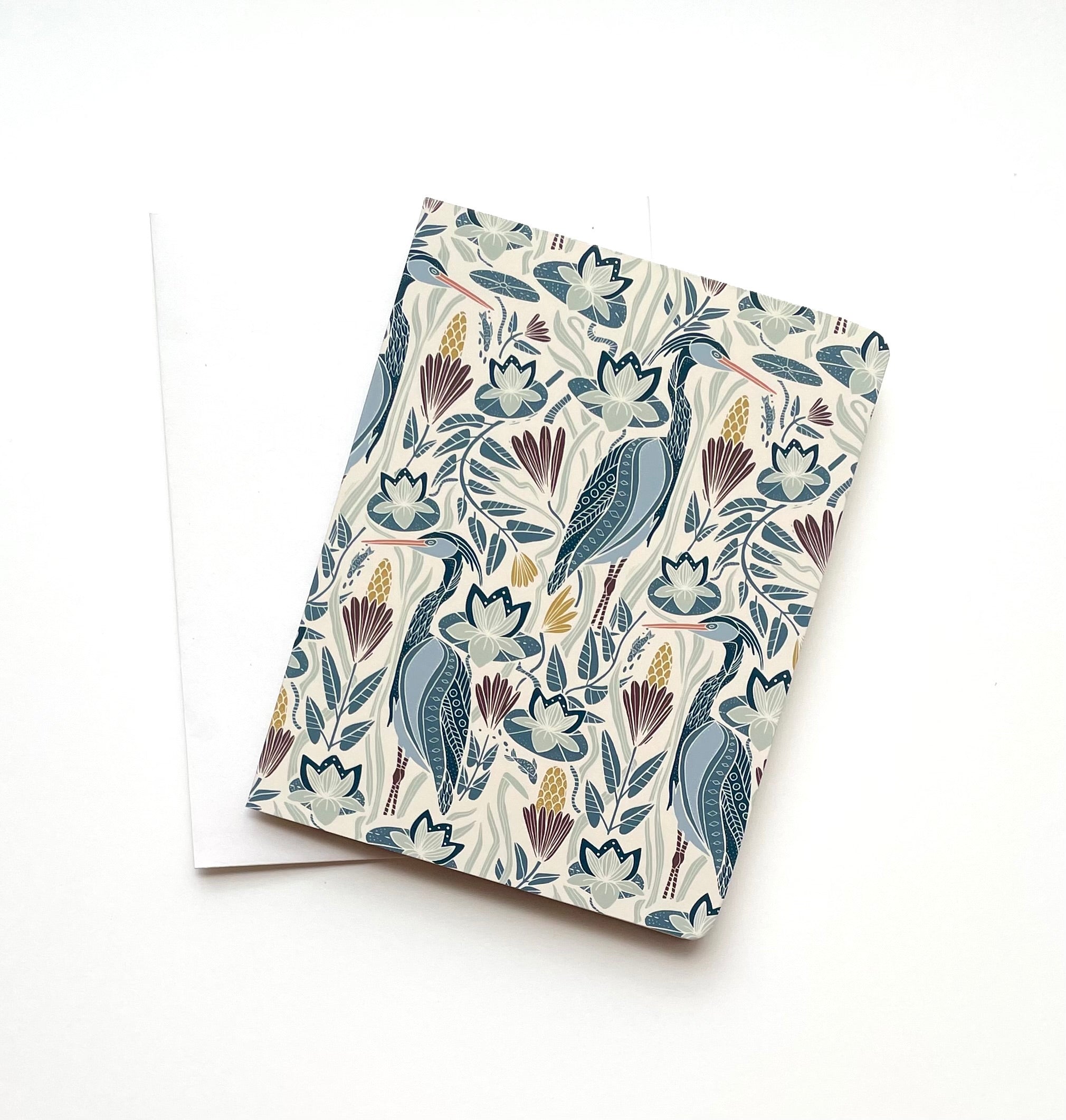 Great Blue Heron, Bold - Notecard, Set of 3