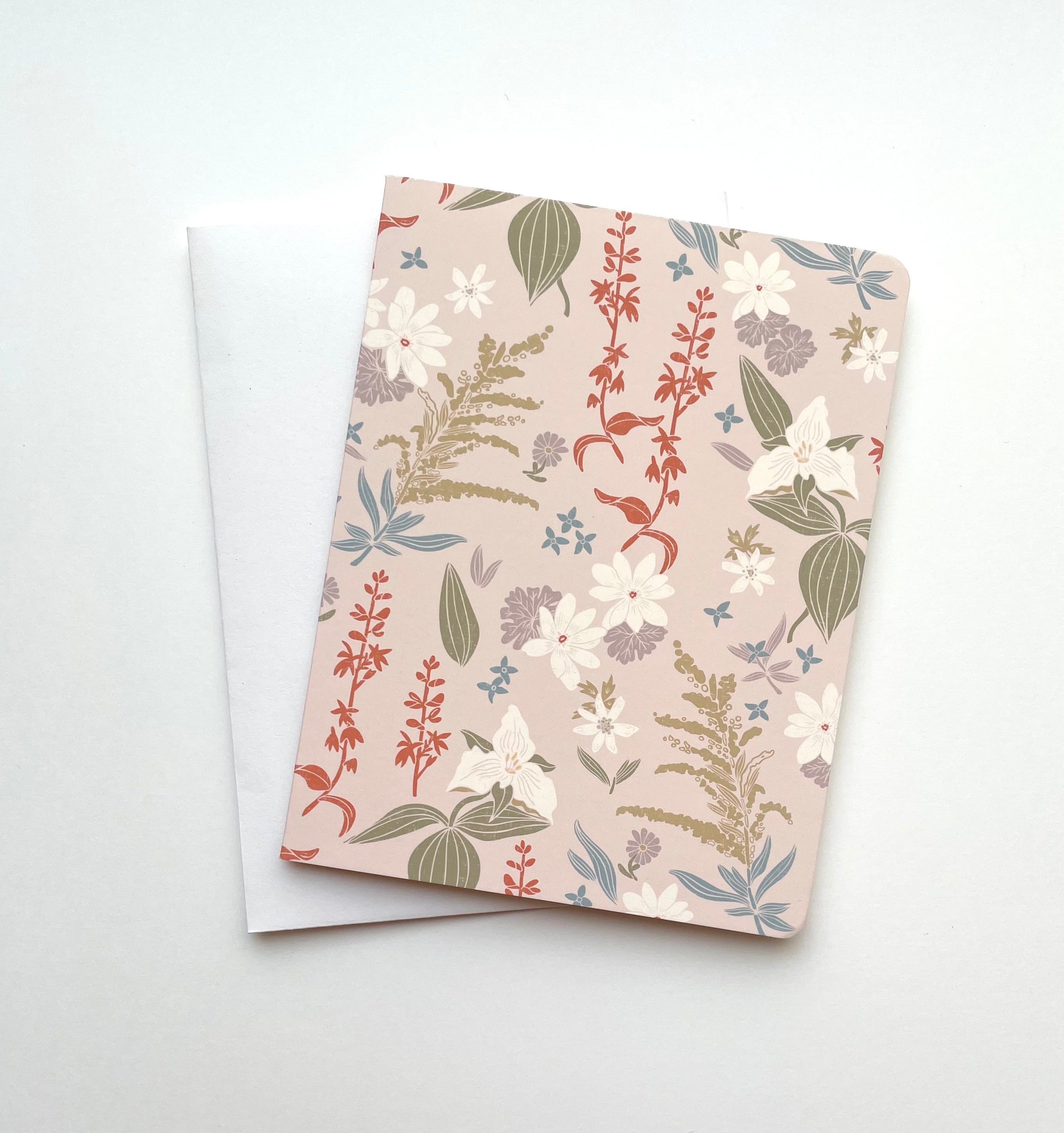Balsam Meadow,  Waverly Pink - Notecard, Set of 3