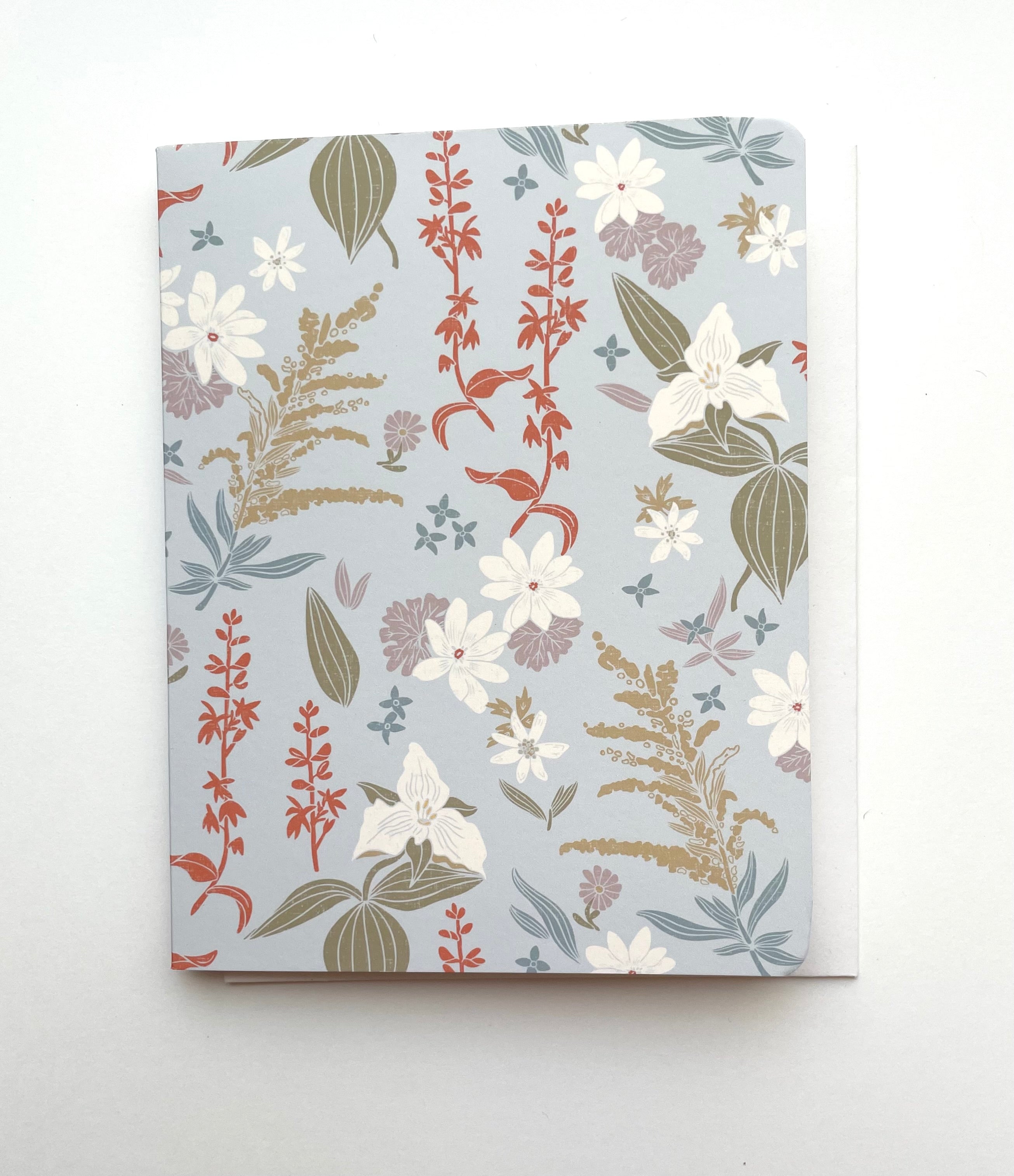 Balsam Meadow,  Light Blue - Notecard, Set of 3