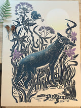 Red Wolf at Alligator River, Limited Edition of 17 Prints