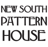Text 'NEW SOUTH PATTERN HOUSE' in black on a white background