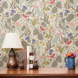 Peck and Plume, Light with Texture, Large Wallpaper