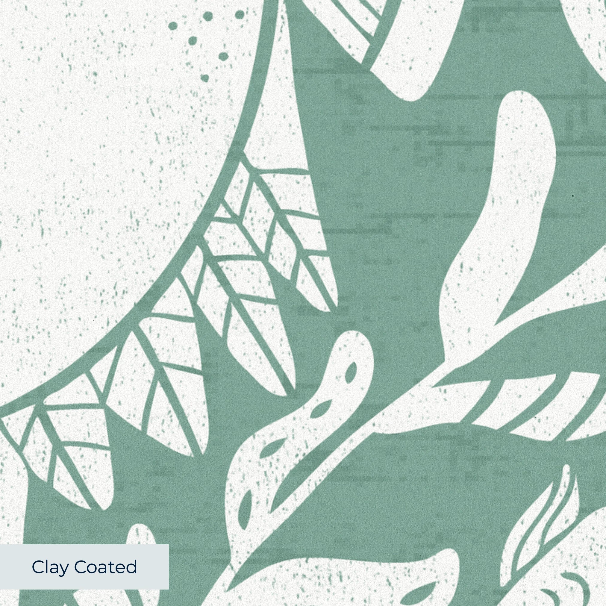 Symmetrical sea-themed pattern in sage green and white featuring crabs, starfish, shells, and marine