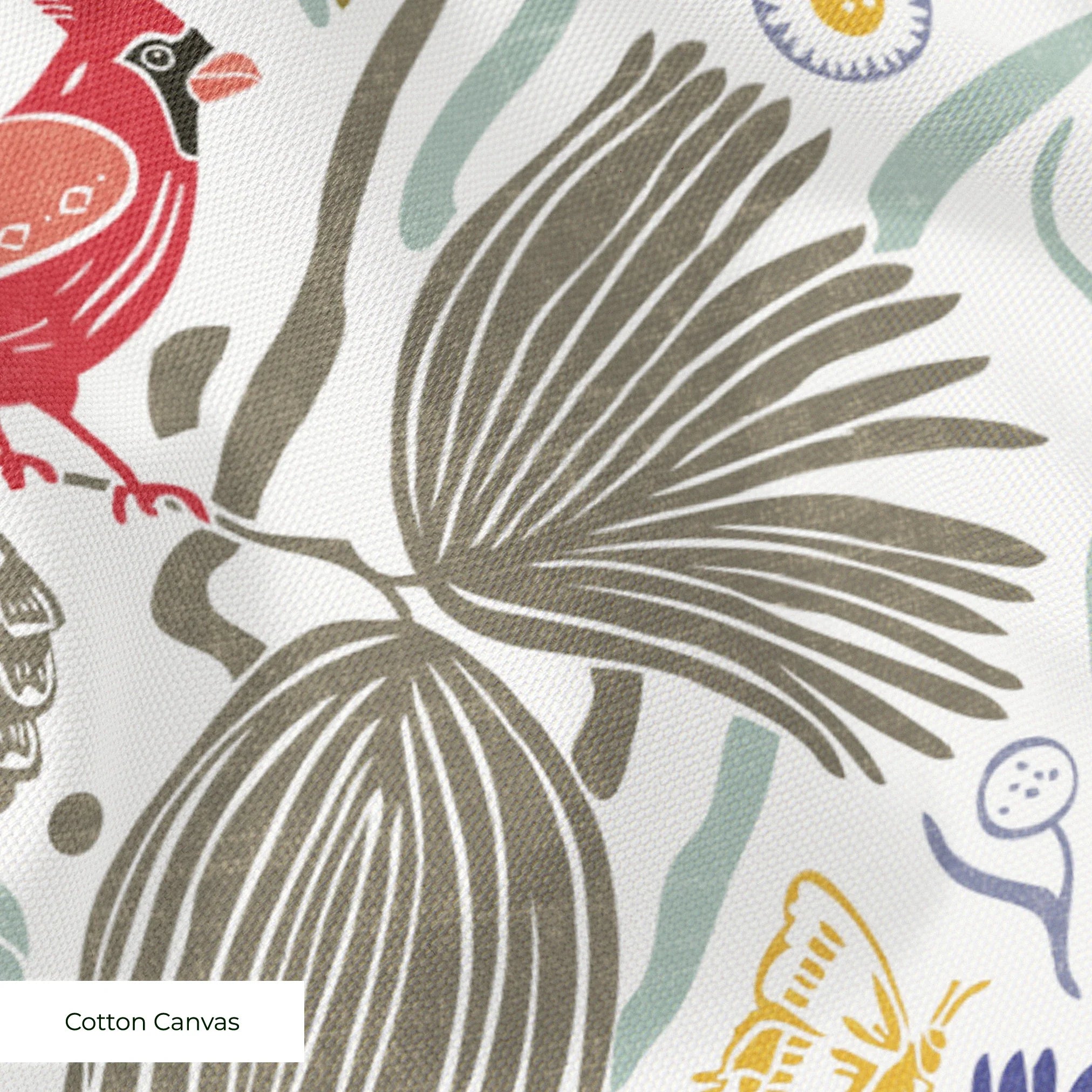 Peck and Plume, Brighter White with Texture, Small 14 inch wide repeat Fabric