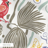 Peck and Plume, Brighter White with Texture, Small 14 inch wide repeat Fabric