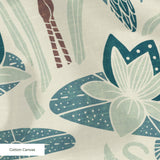 Great Blue Heron, Bold, With Texture, Medium 8 inch wide repeat Fabric