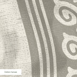 Fiddlehead Stripe, Griege, 24 inch wide repeat Fabric